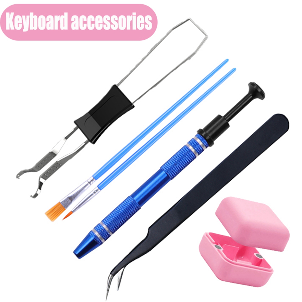 Keycap Puller Ring - Keycaps Switch Puller Opener Lubrication Set