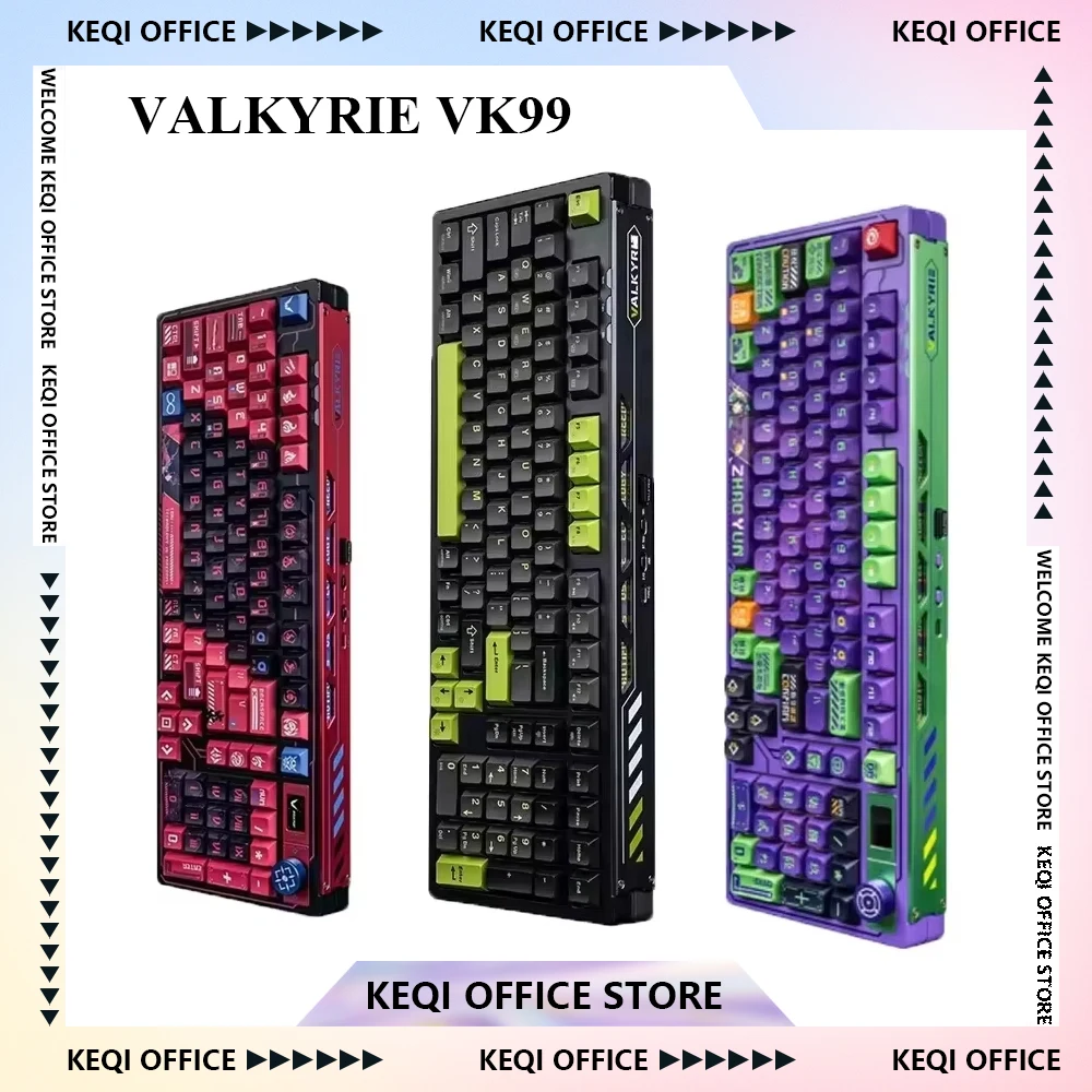 Gaming Keyboard Bluetooth - VALKYRIE VK99 Mechanical Keyboards RGB Wireless