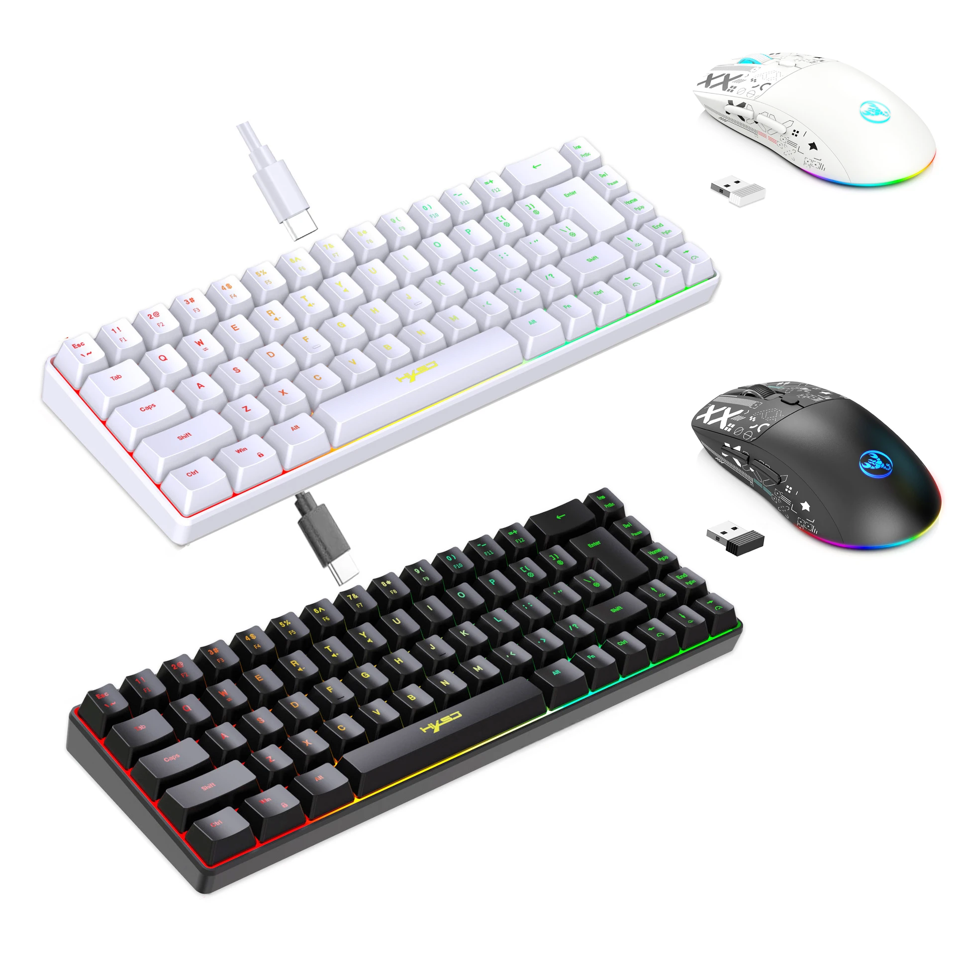Gaming Keyboard Mini - Keyboard and Mouse Combo Backlight Kit
