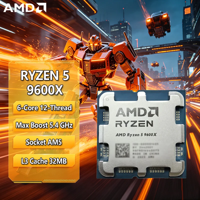Amd Cpu Ryzen 5 - AMD Ryzen 5 9600X 100% AMD