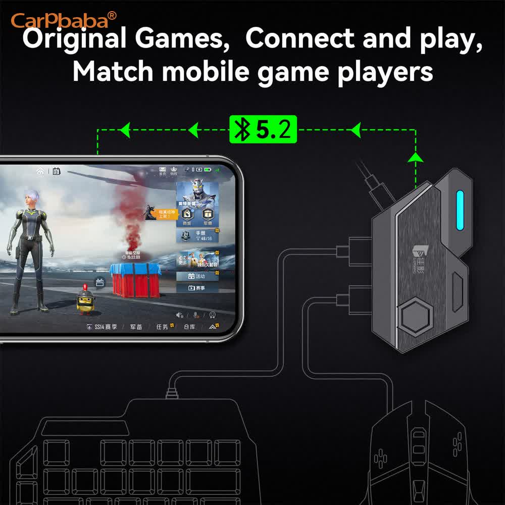Gaming Keyboard Mobile - Mix SE/Lite Mouse & Keyboard Converter
