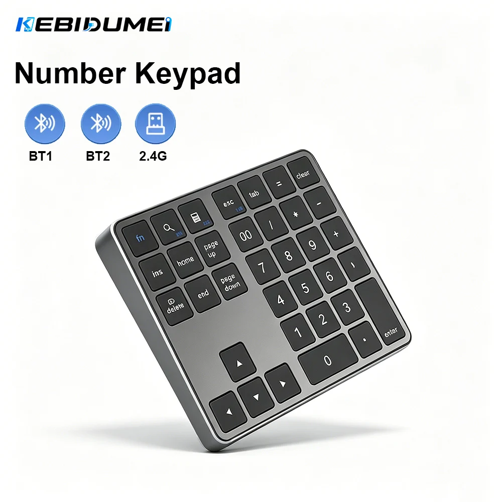 Gaming Keyboard Mini - KEBIDUMEI Dual Mode Number Keypad Dual