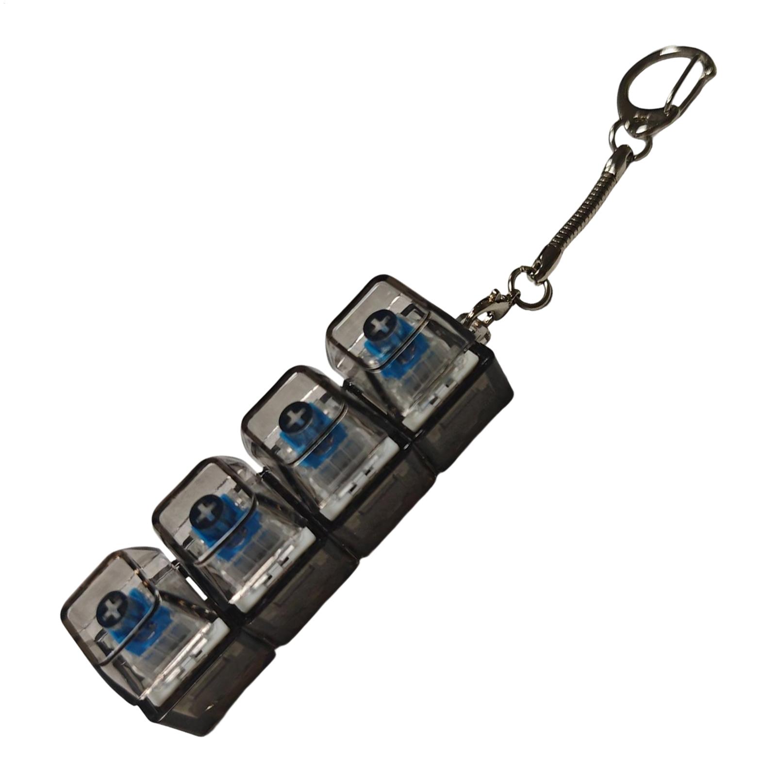 Mechanical Switch Tester - Keyboard Keychain Keyboard Key Toys Stress