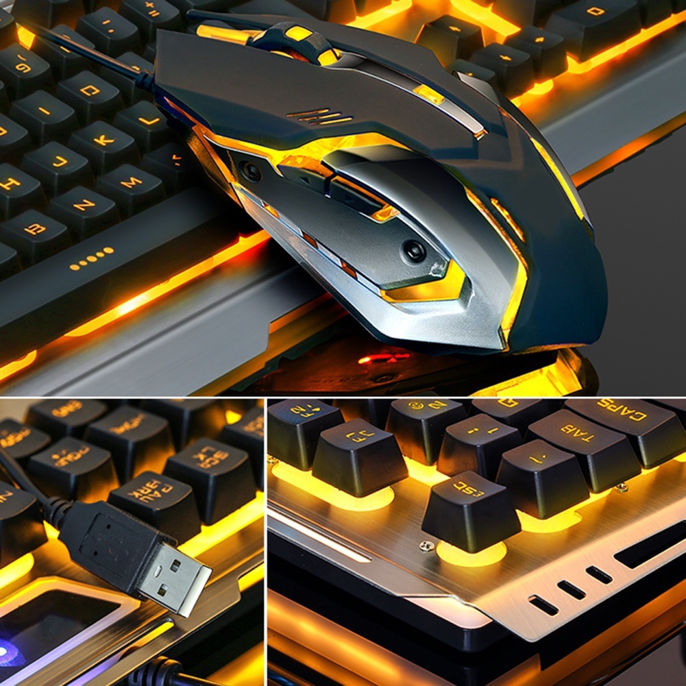 V1 USB Wired Mechanical Gaming - огляд і ціна Gaming Keyboard And Mouse Combo