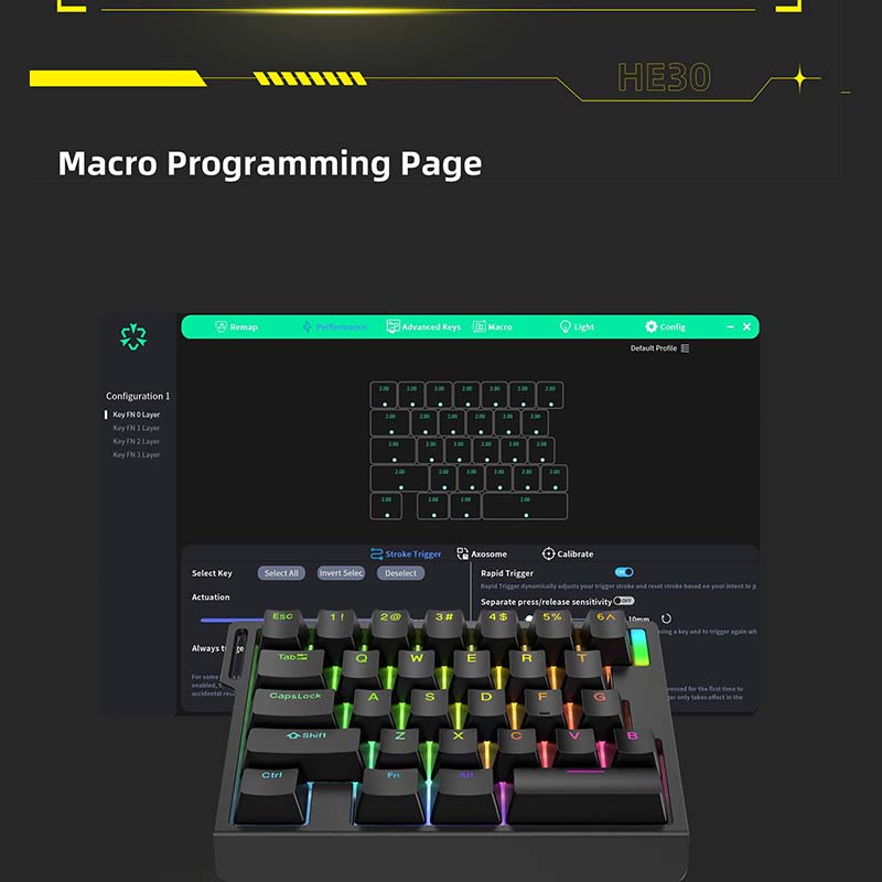 HE30 Mechanical Gaming Keyboar - огляд і ціна Gaming Keyboard Mechanical