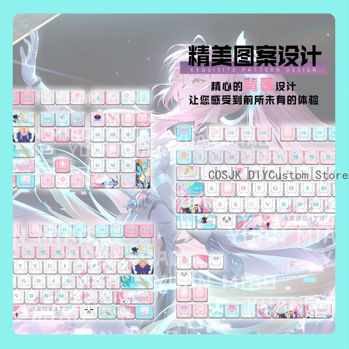 122 Keys Anime Wuthering Waves - огляд і ціна Gaming Keyboard Mechanical