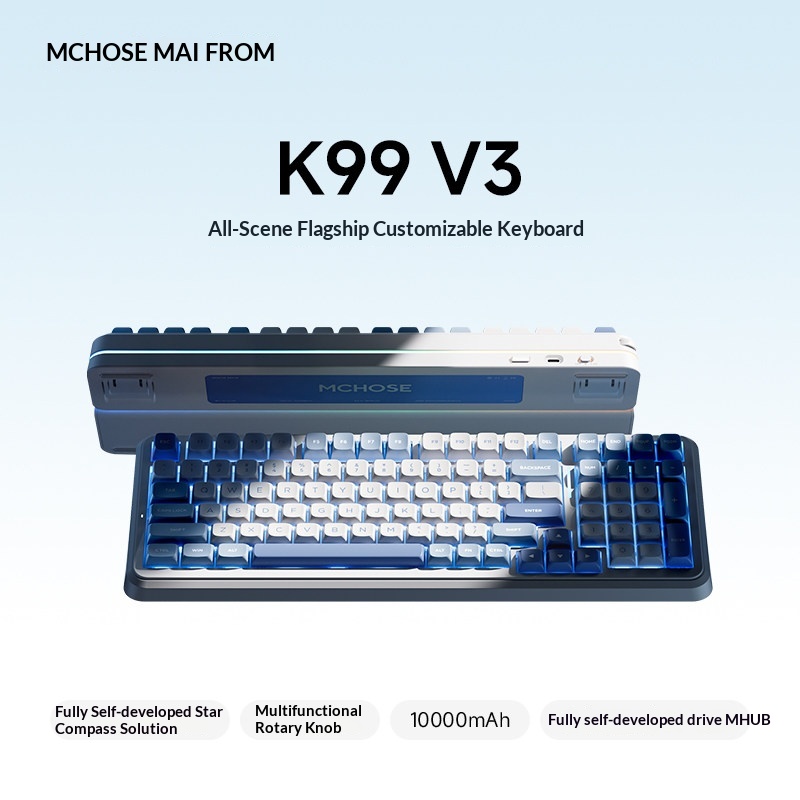 MCHOSE K99 V3 Customizable Mec - огляд і ціна Gaming Keyboard Mechanical