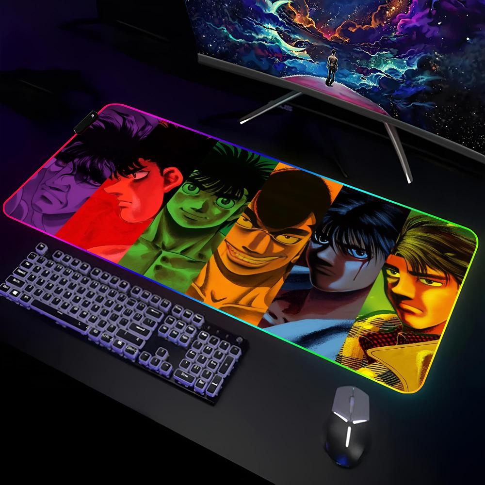 1pc H-Hajime No Ippo Mouse Pad - огляд і ціна Gaming Keyboard No Rgb