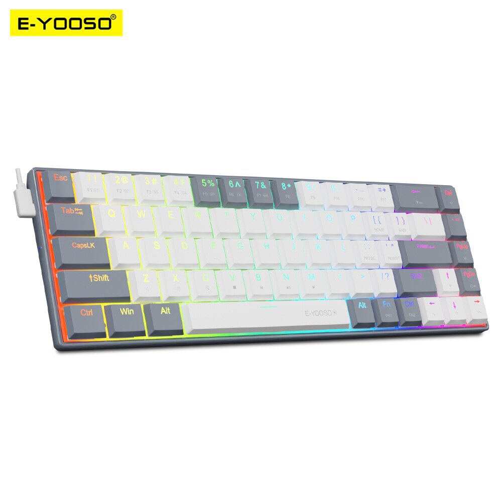 E-YOOSO A68 RGB Mini Slim USB  - огляд і ціна Gaming Keyboard Mobile