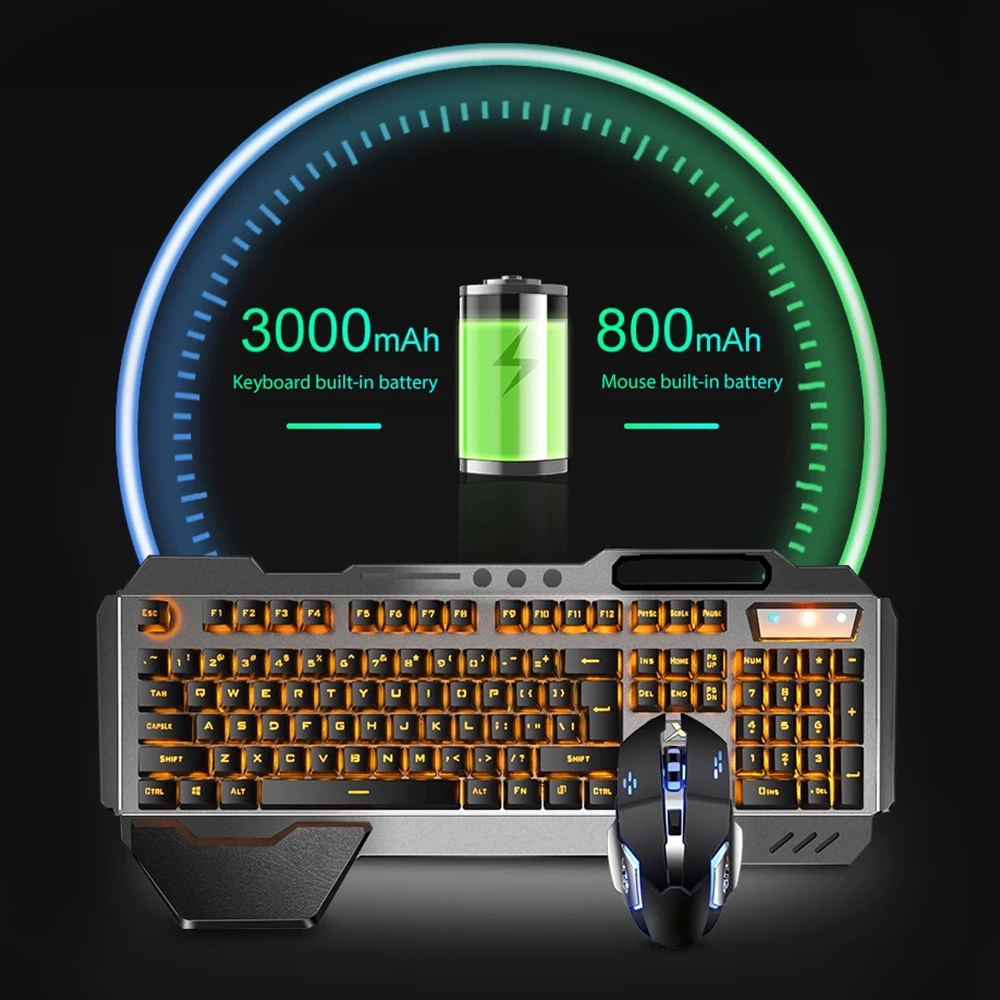 K680 Rechargeable 2.4G wireles - огляд і ціна Gaming Keyboard Bluetooth