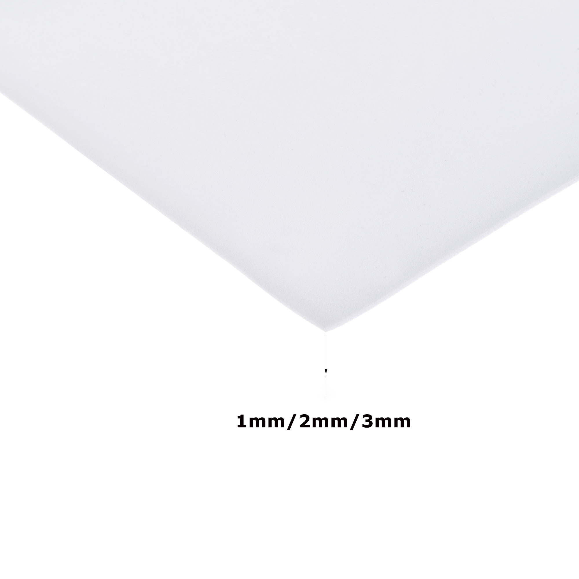 1pcs 1/2/3mm Thickness White E - огляд і ціна Polyurethane Foam Sheet