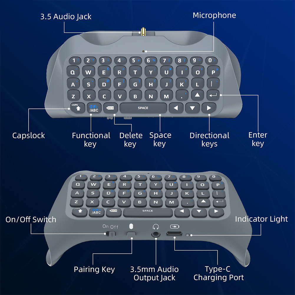 Wireless Keyboard Controller F - огляд і ціна Gaming Keyboard Bluetooth