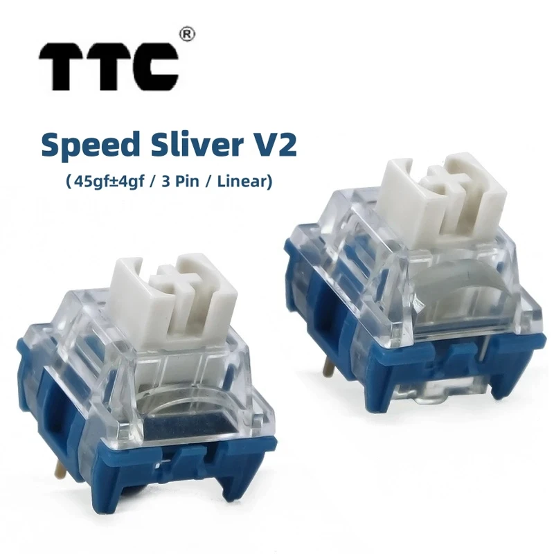 TTC Speed Silver V2 DIY Custom - огляд і ціна Gaming Keyboard No Rgb