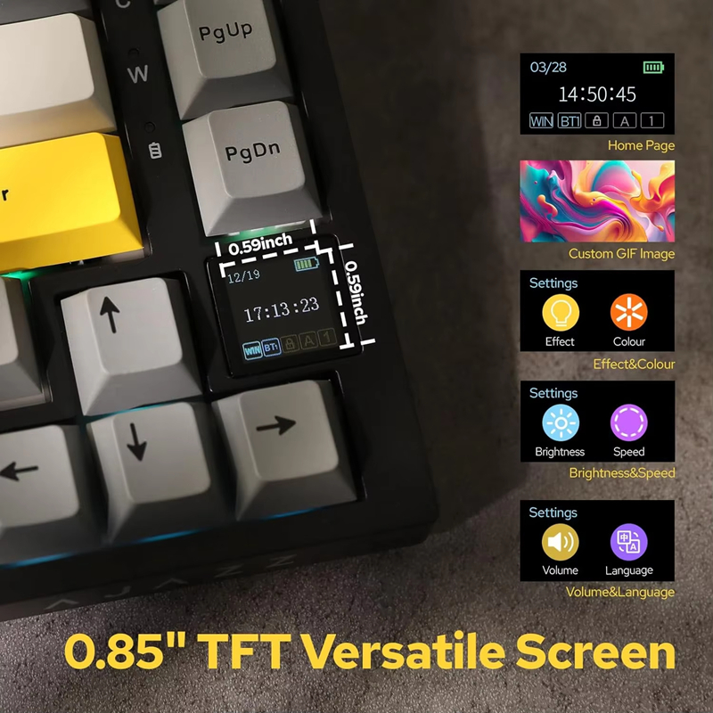 AK820/AK820Pro Gaming Mechanic - огляд і ціна Gaming Keyboard Bluetooth