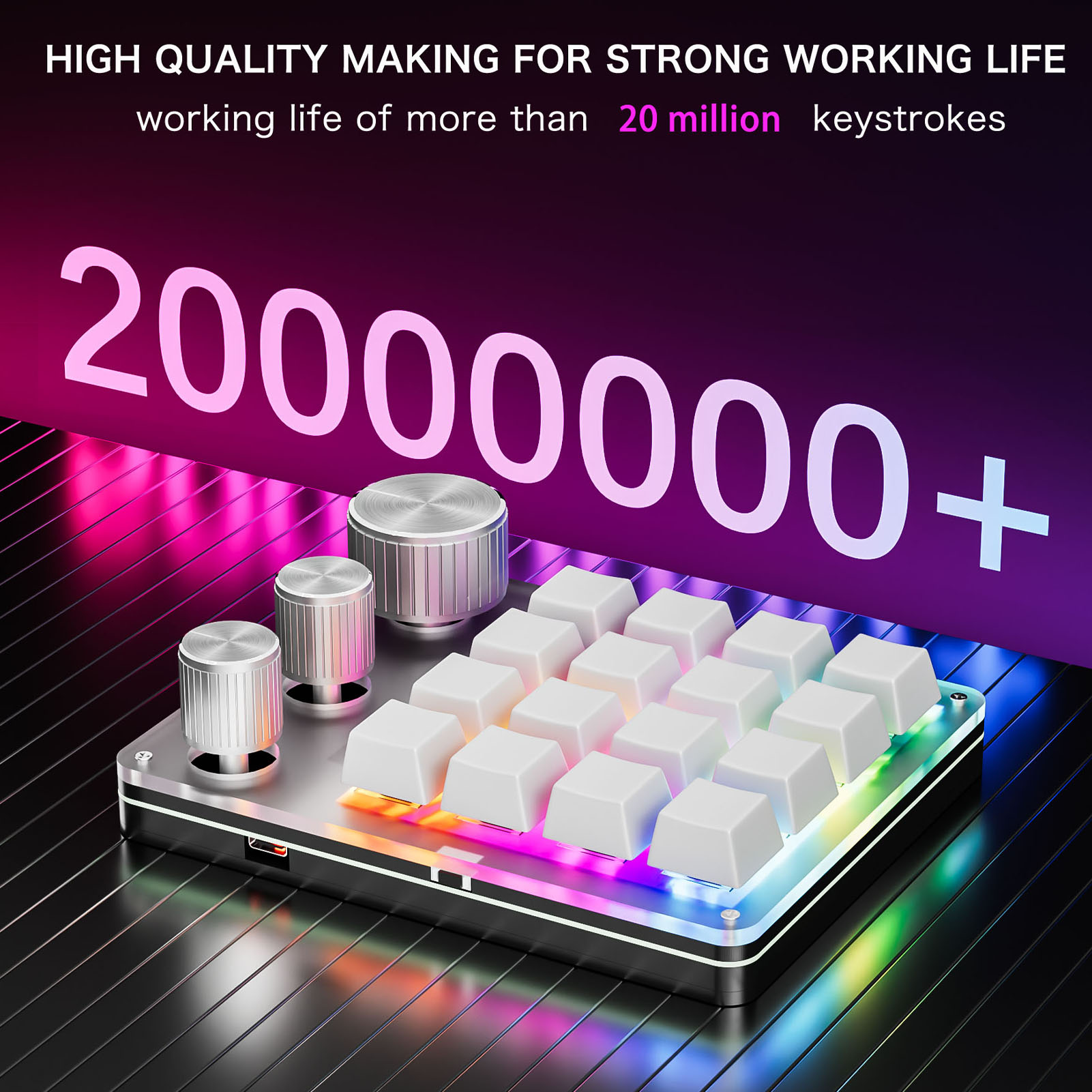 16 Keys 2.4G Customize Mechani - огляд і ціна Gaming Keyboard Bluetooth