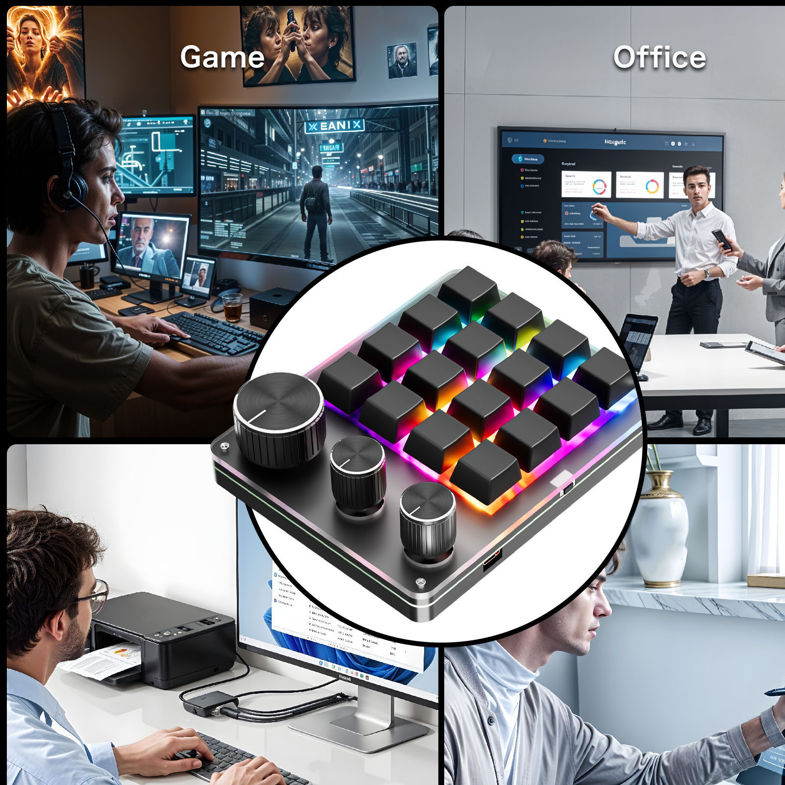 16 Keys 2.4G Customize Mechani - огляд і ціна Gaming Keyboard Bluetooth
