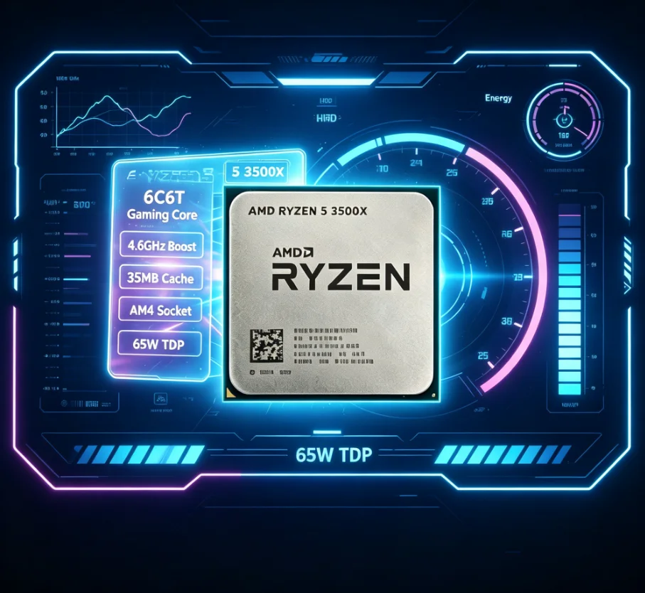 AMD Ryzen 5 3500X AM4 Desktop  - огляд і ціна Amd Cpu Ryzen 5