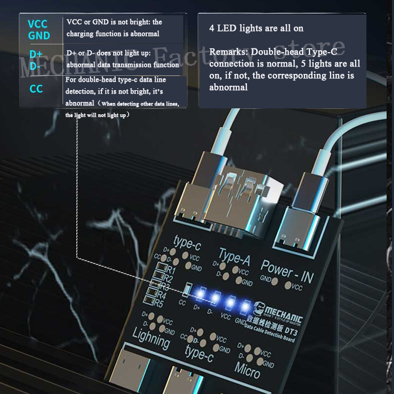 MECHANIC DT3 Data Cable Detect - огляд і ціна Mechanical Switch Tester