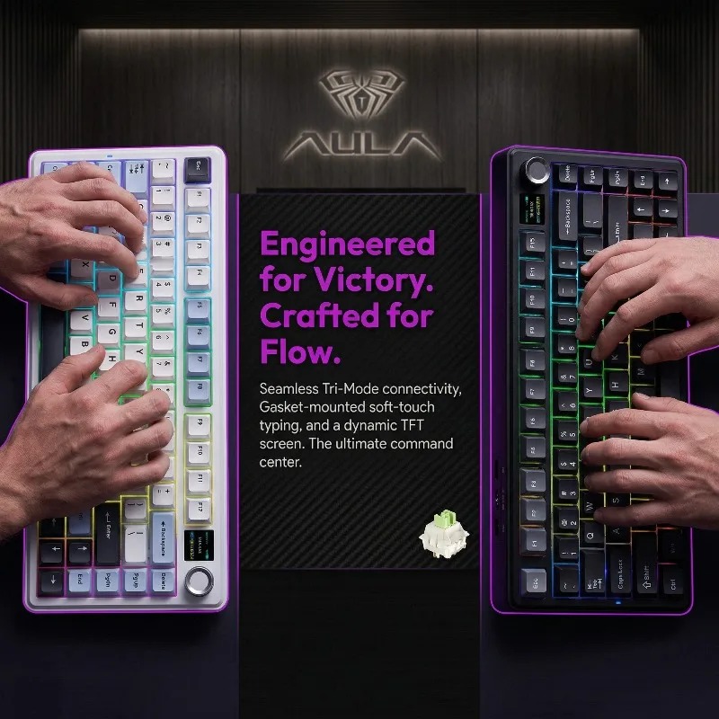 AULA F75 Max Mechanical Keyboa - огляд і ціна Gaming Keyboard Mechanical
