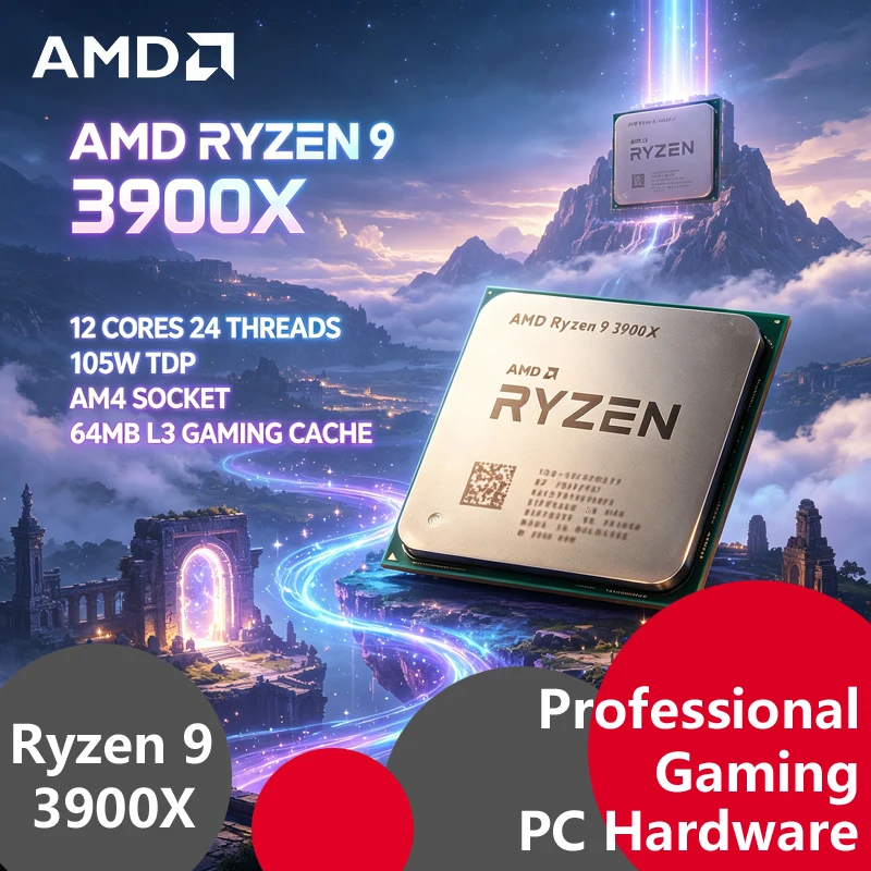 AMD Ryzen 9 3900X Tray Unlocke - огляд і ціна Amd Cpu Ryzen 9