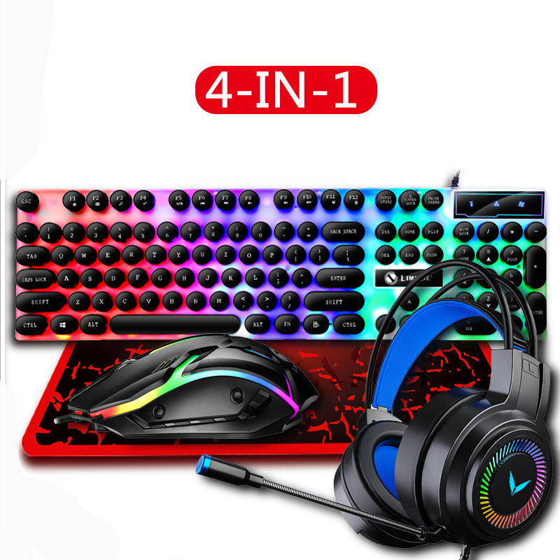 4 in 1 Gaming Keyboard and Mou - огляд і ціна Gaming Keyboard Mouse And Headset Combo