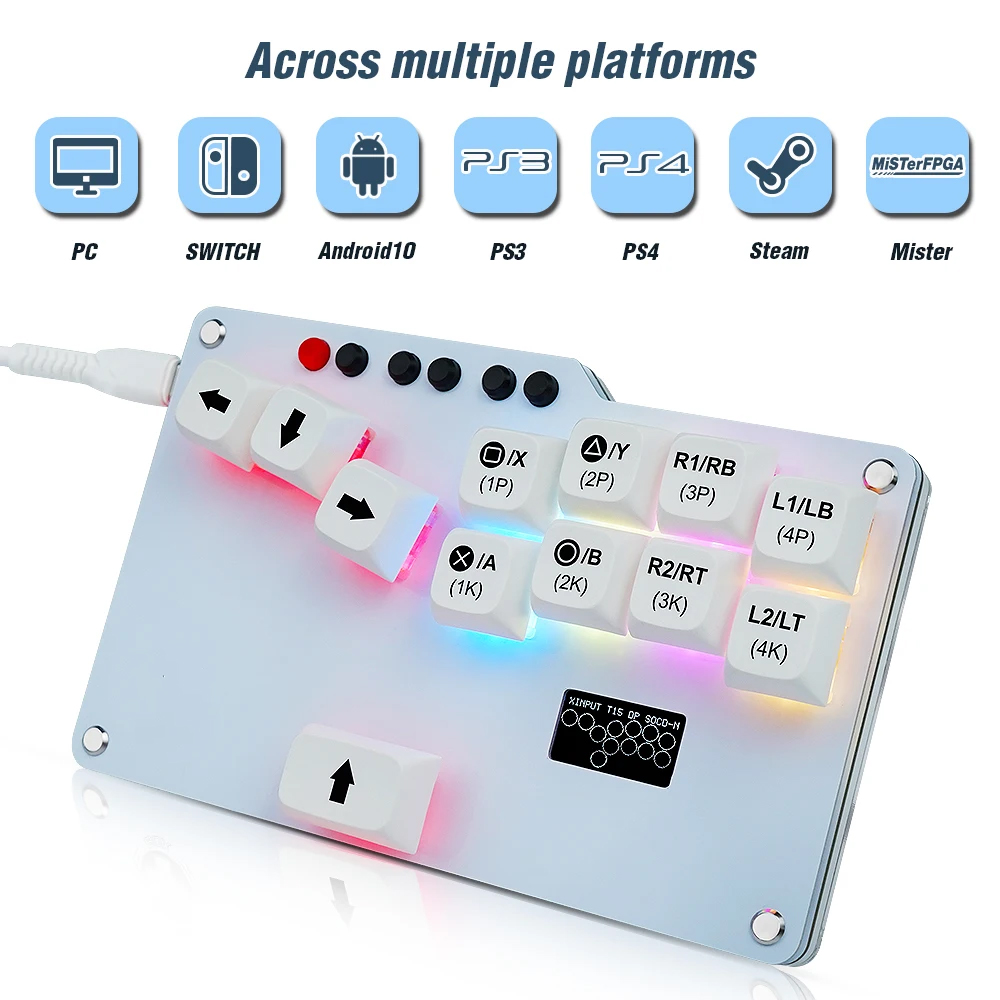 Hitbox Mini GP2040 CE Fightsti - огляд і ціна Gaming Keyboard No Rgb