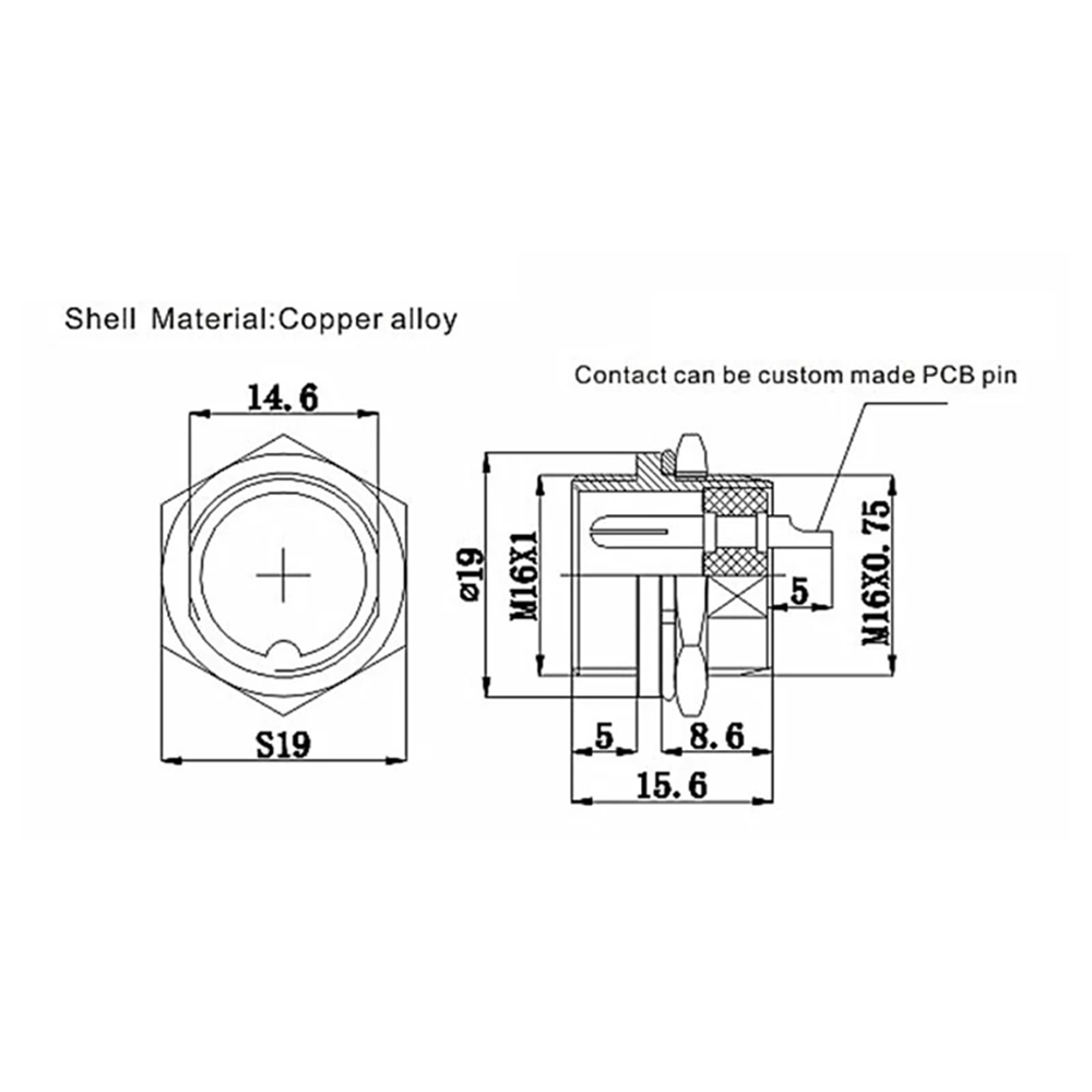 GX16 16mm Round Aviation Plug  - огляд і ціна Aviator Connector Kit