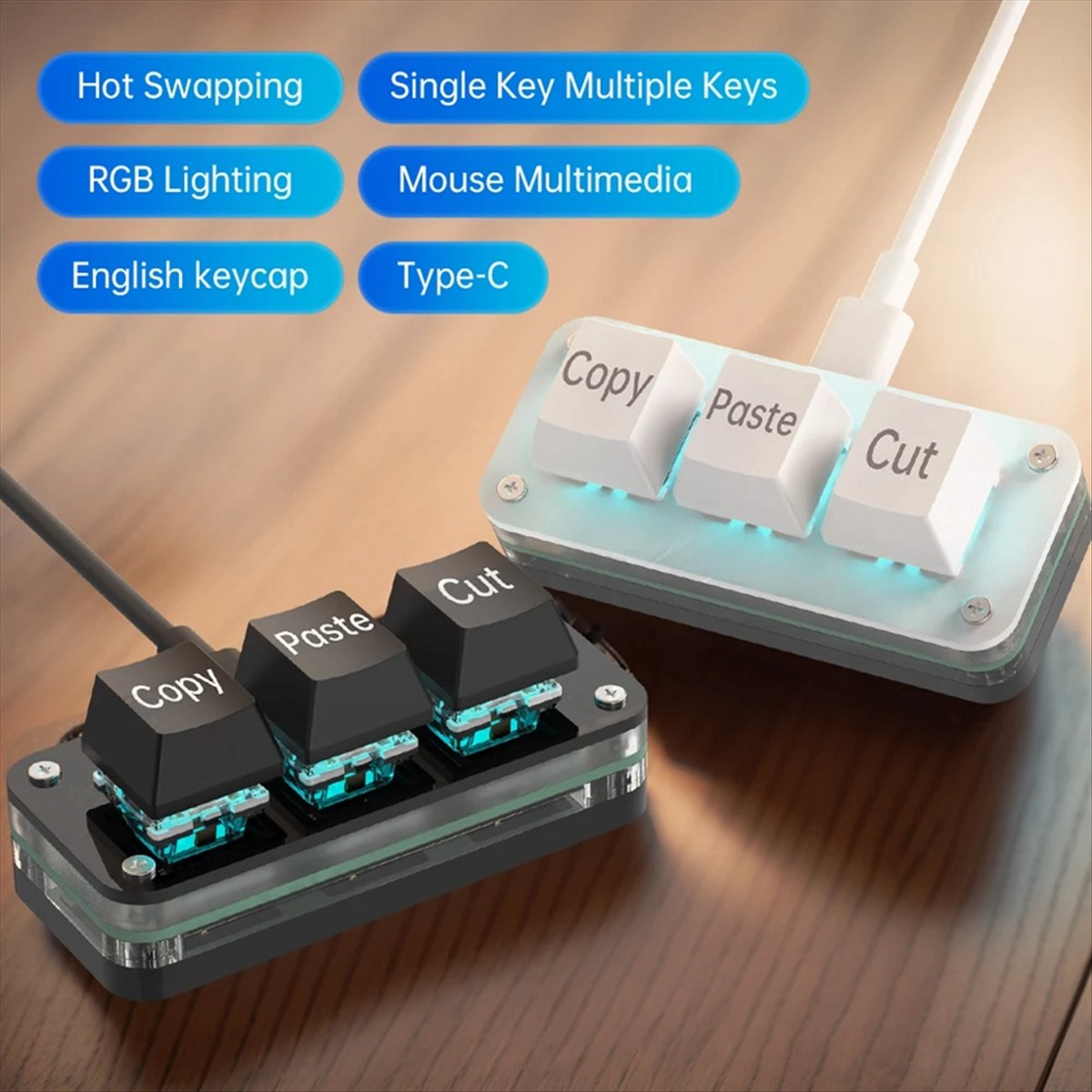 doyou 3 Keys Macro Programming - огляд і ціна Gaming Keyboard Mini