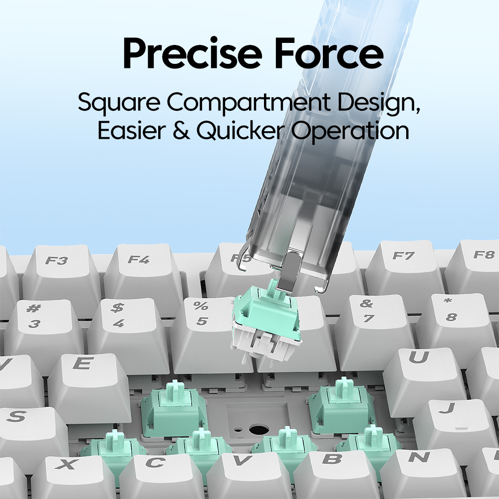 2 In 1 Keyboard Keycaps Switch - огляд і ціна Keycap Puller Ring