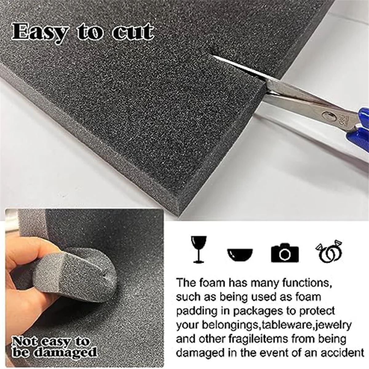 6 PCS Polyurethane Foam Sheets - огляд і ціна Polyurethane Foam Sheet