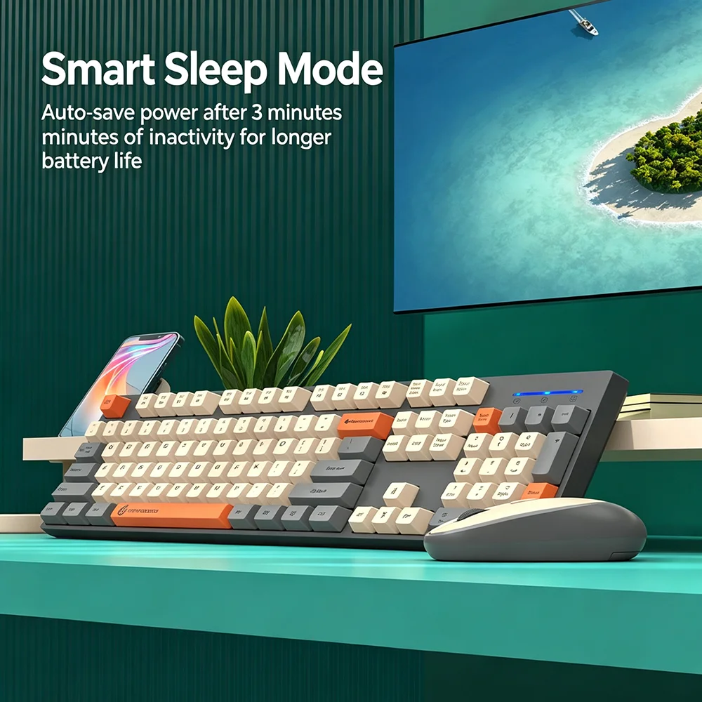KEBIDUMEI 2.4G Wireless Keyboa - огляд і ціна Gaming Keyboard Mouse And Headset Combo