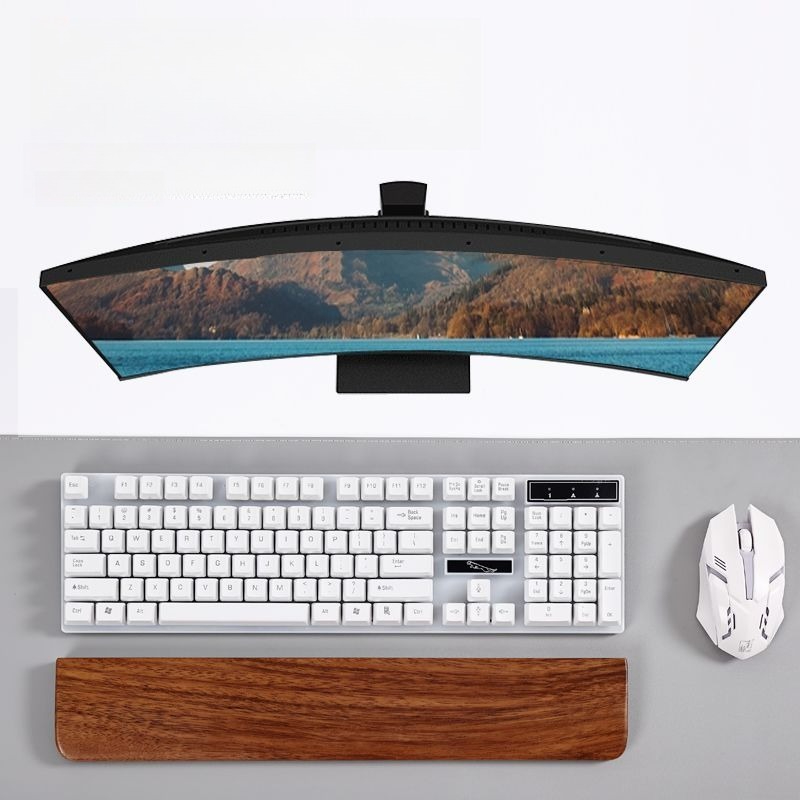 Solid Wood Keyboard Palm Rest  - огляд і ціна Gaming Keyboard And Mouse Combo