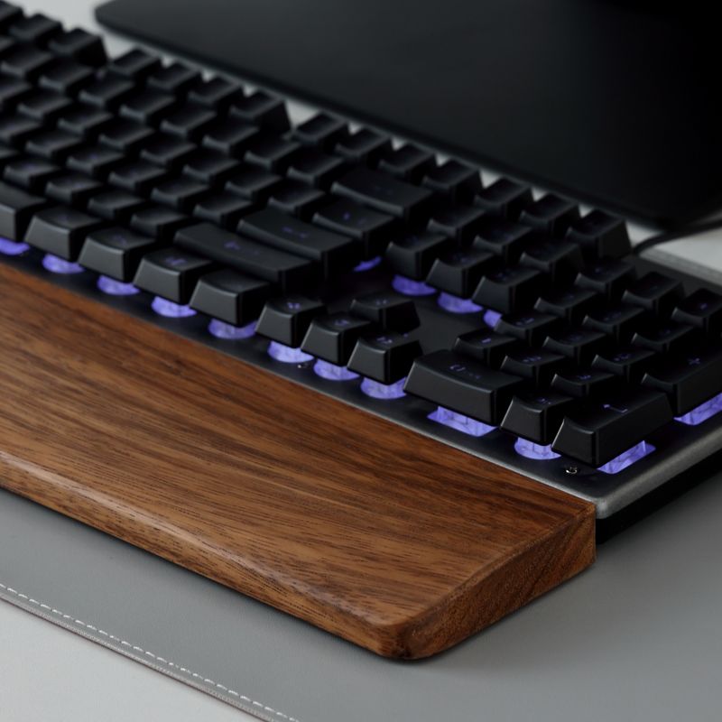 Solid Wood Keyboard Palm Rest  - огляд і ціна Gaming Keyboard And Mouse Combo