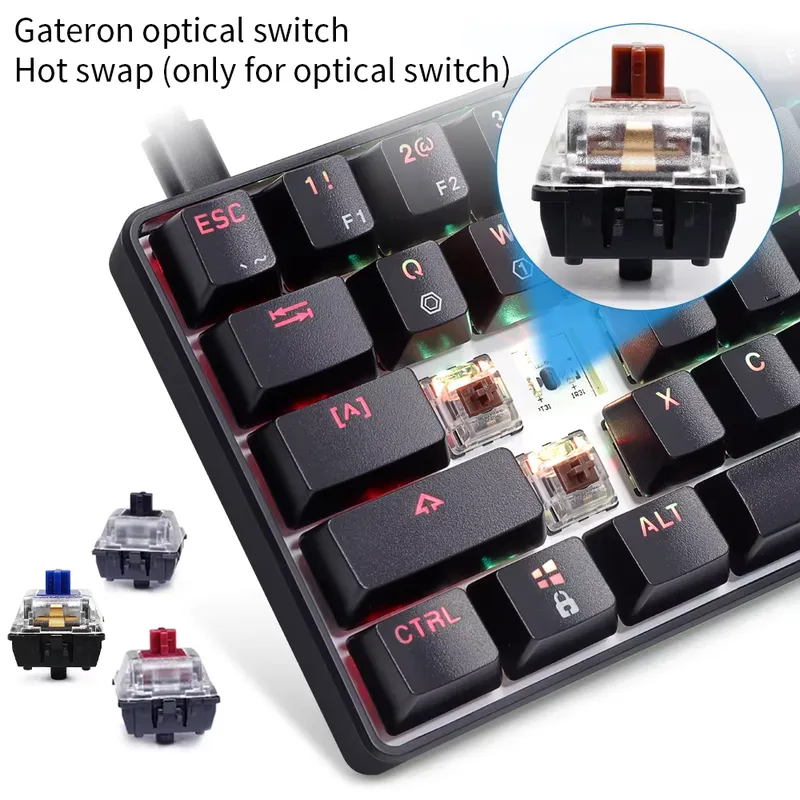 Dropshipping Skyloong Gk61 Sk6 - огляд і ціна Gaming Keyboard Mechanical