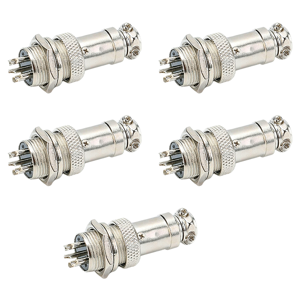 5Pcs GX16 2/3/4/5 Pin Aviation - огляд і ціна Aviator Connector Kit