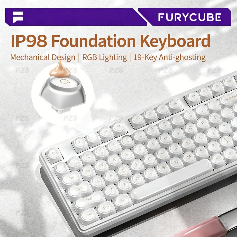 FURYCUBE IP98 Wired Keyboard R - огляд і ціна Gaming Keyboard Ip98