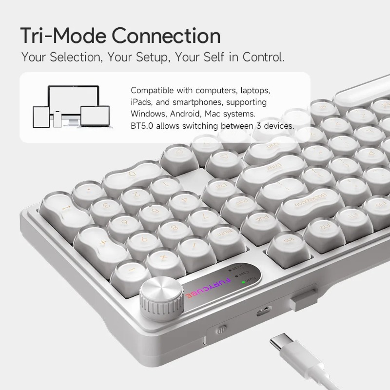 FURYCUBE IP98 Wired Keyboard R - огляд і ціна Gaming Keyboard Ip98