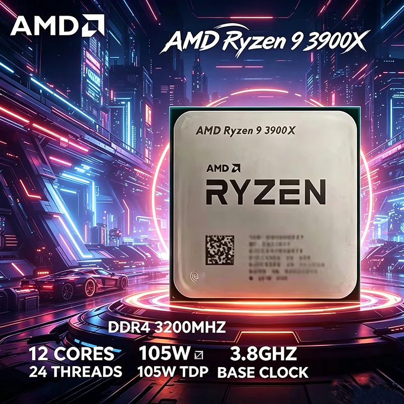 AMD Ryzen 9 R9 3900X CPU 12-Co - огляд і ціна Amd Cpu Ryzen 9