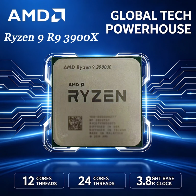 AMD Ryzen 9 R9 3900X CPU 12-Co - огляд і ціна Amd Cpu Ryzen 9
