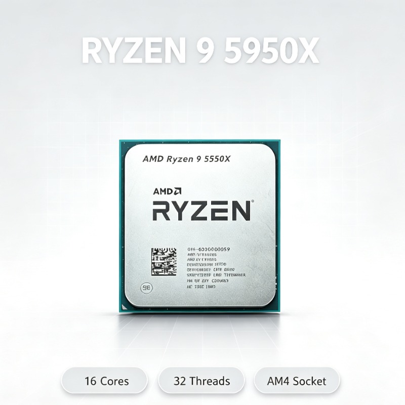 Ryzen 9 5950X 16‑Core High‑Per - огляд і ціна Amd Cpu Ryzen 9