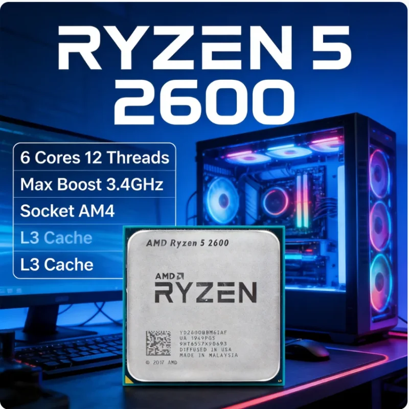 AMD Ryzen5 2600 R5 2600 Deskto - огляд і ціна Amd Cpu Ryzen 5
