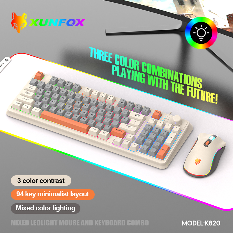 K820 USB Wired Game Keyboard M - огляд і ціна Gaming Keyboard Mouse And Headset Combo