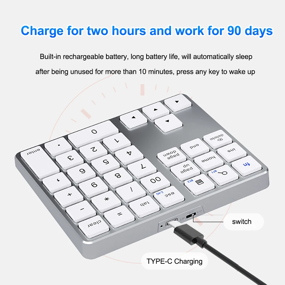 KEBIDUMEI Dual Mode Number Key - огляд і ціна Gaming Keyboard Mini