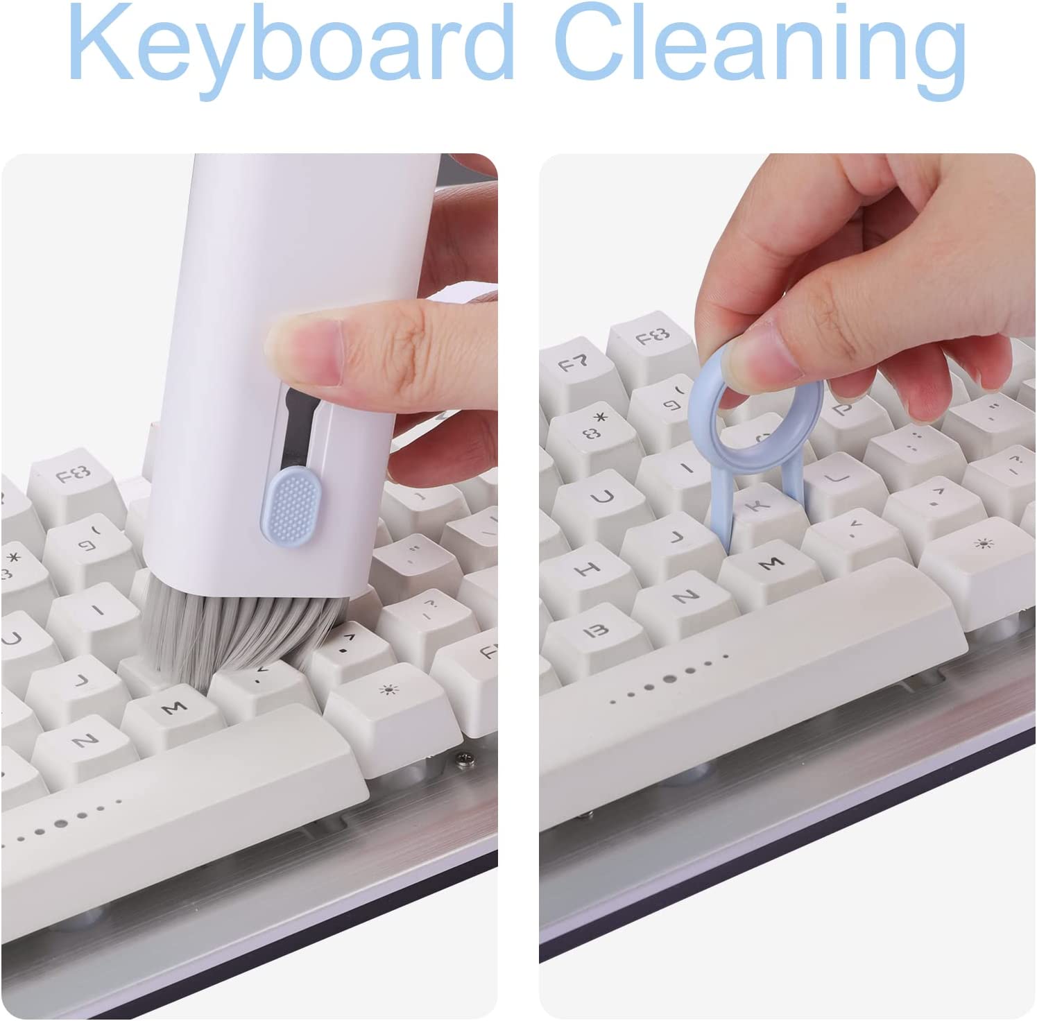 7 In 1 Keyboard Cleaner Brush  - огляд і ціна Keycap Puller Ring