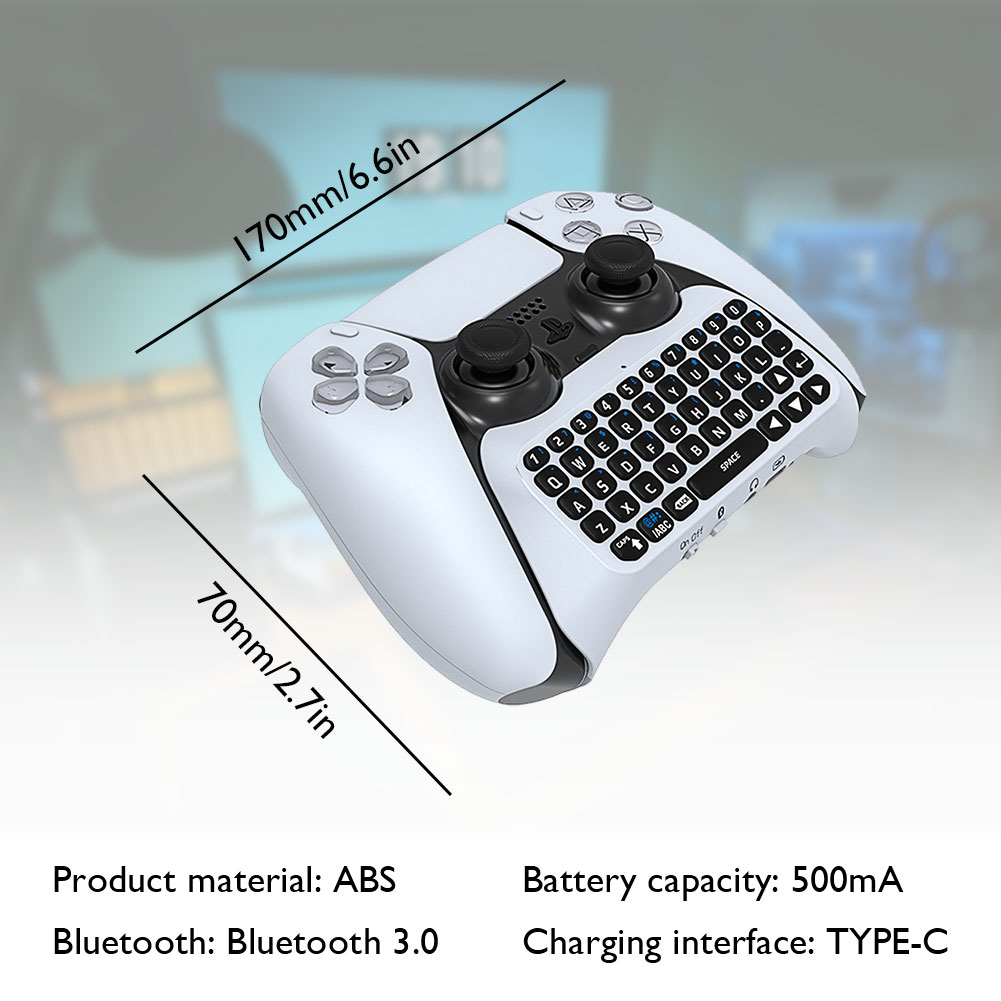 For Ps5 3.5mm Gaming Wireless  - огляд і ціна Gaming Keyboard Mini