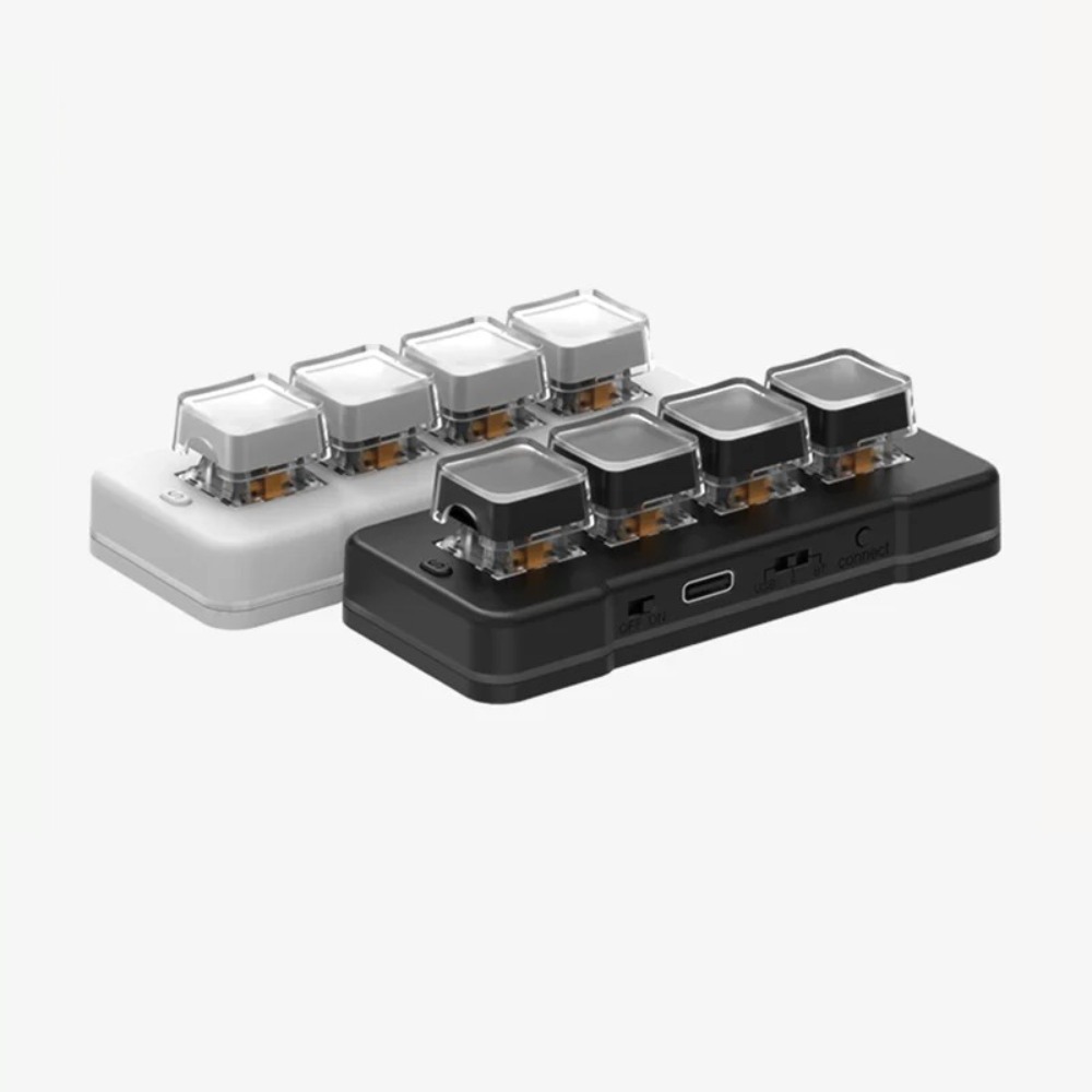 MK424Pro 4-Key Wireles Mini Ke - огляд і ціна Gaming Keyboard Mini Mechanical