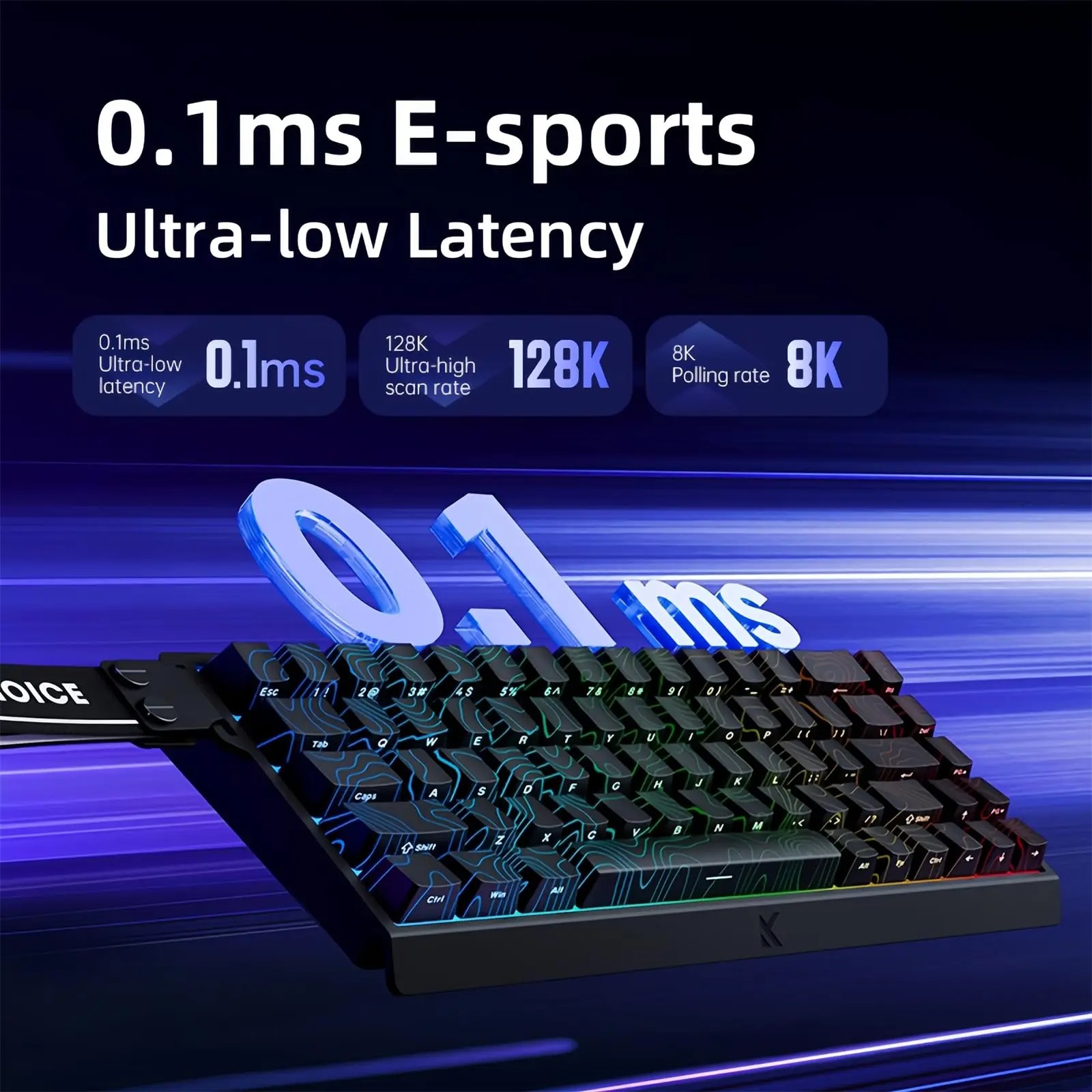MCHOSE ACE 68 Magnetic Switch  - огляд і ціна Gaming Keyboard Hall Effect Switches