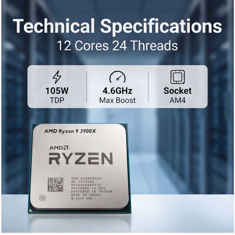 Ryzen 9 3900X Processor For De - огляд і ціна Amd Cpu Ryzen 9