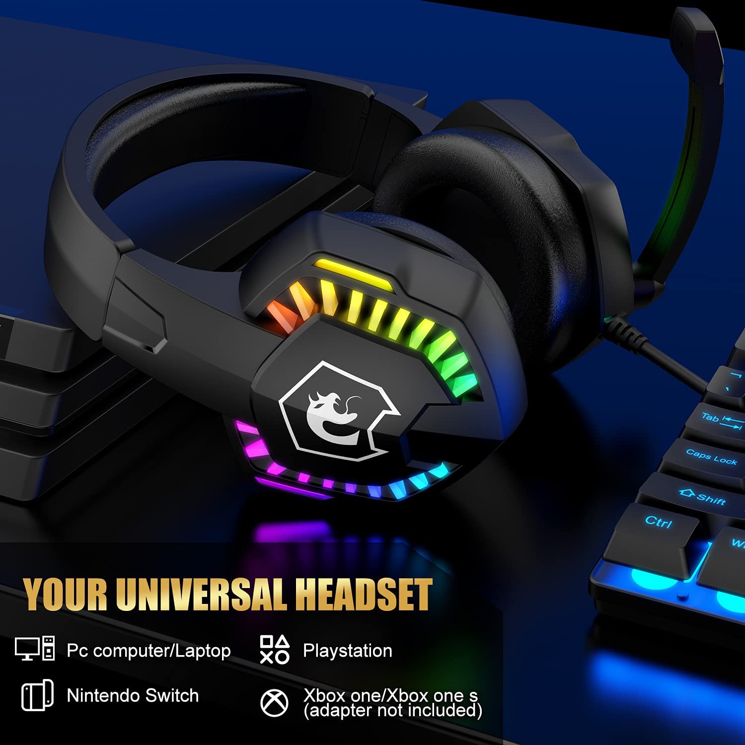 MAMBASNAKE X ZIYOULANG T11 UK  - огляд і ціна Gaming Keyboard Mouse And Headset Combo