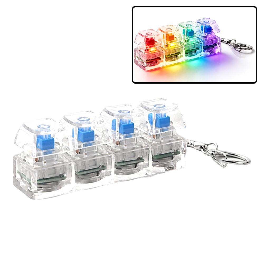LED Light Up Fidget Keychain,  - огляд і ціна Mechanical Switch Tester